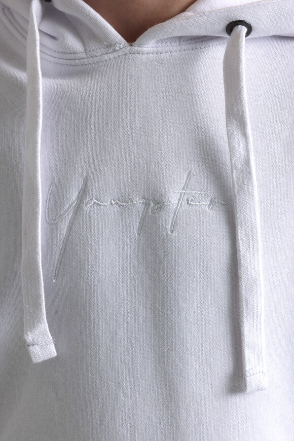 Felpa con cappuccio - Bianco