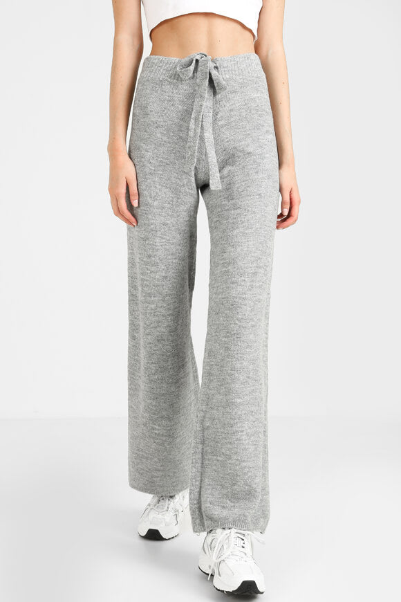 Strickhose - Grau meliert