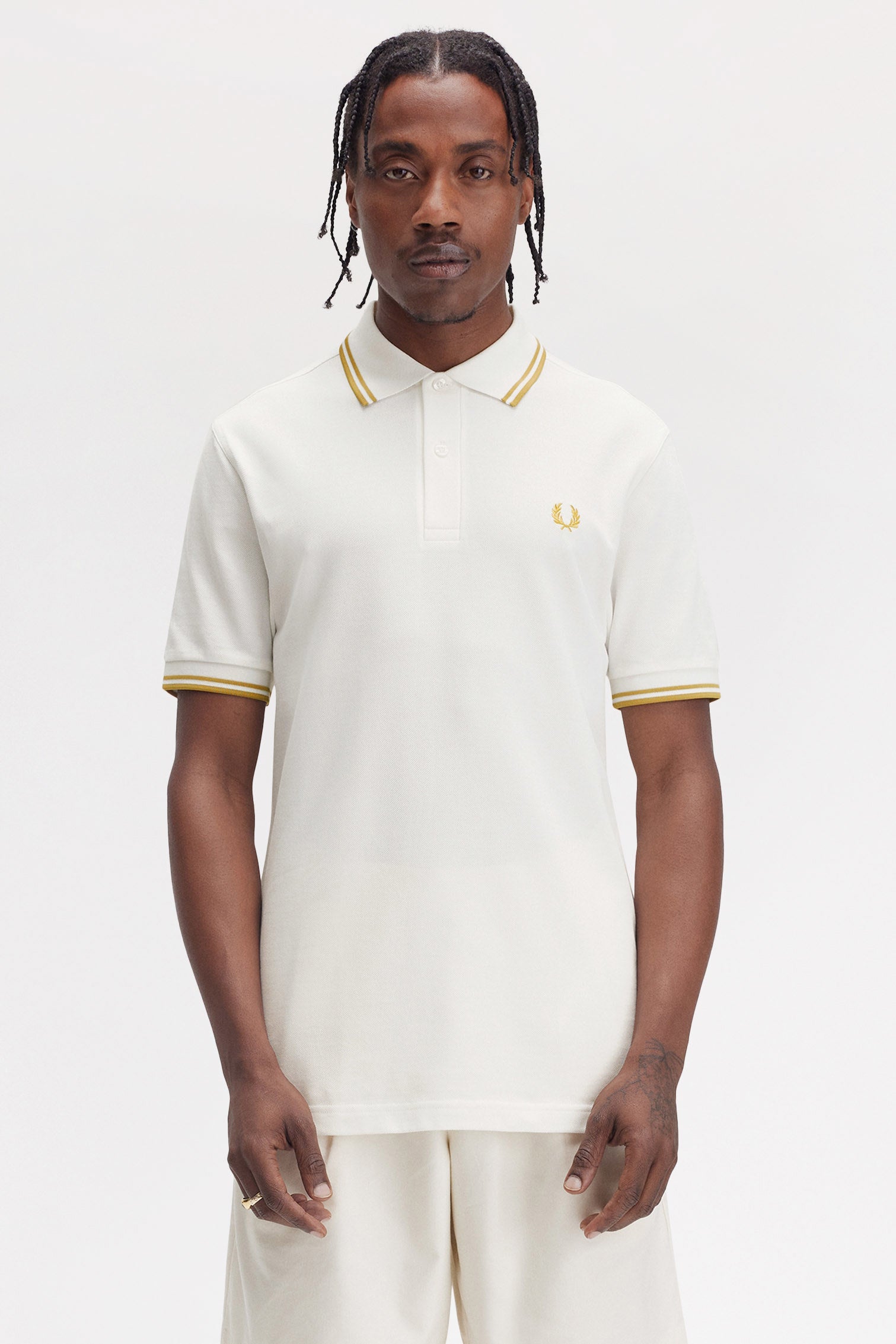 Twin Tipped Poloshirt - Snow White