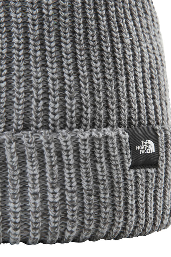 Fisherman Beanie - Medium Grau meliert