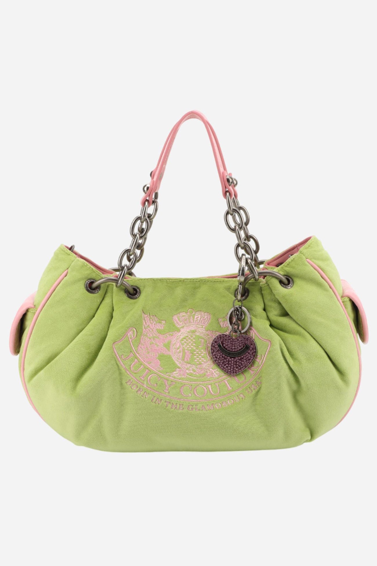 Sac à main en velours - Pistachio