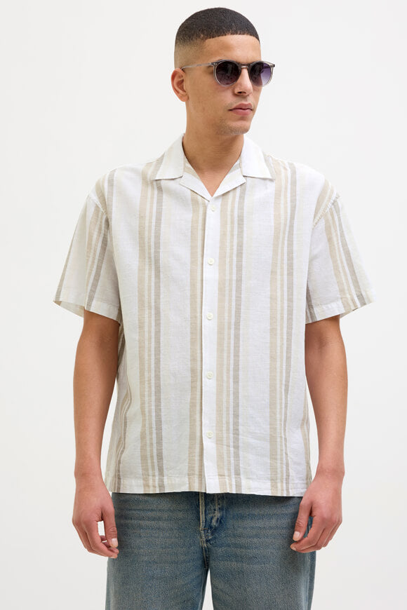 JPRCCSUMMER Chemise Oversize en lin - Travertine