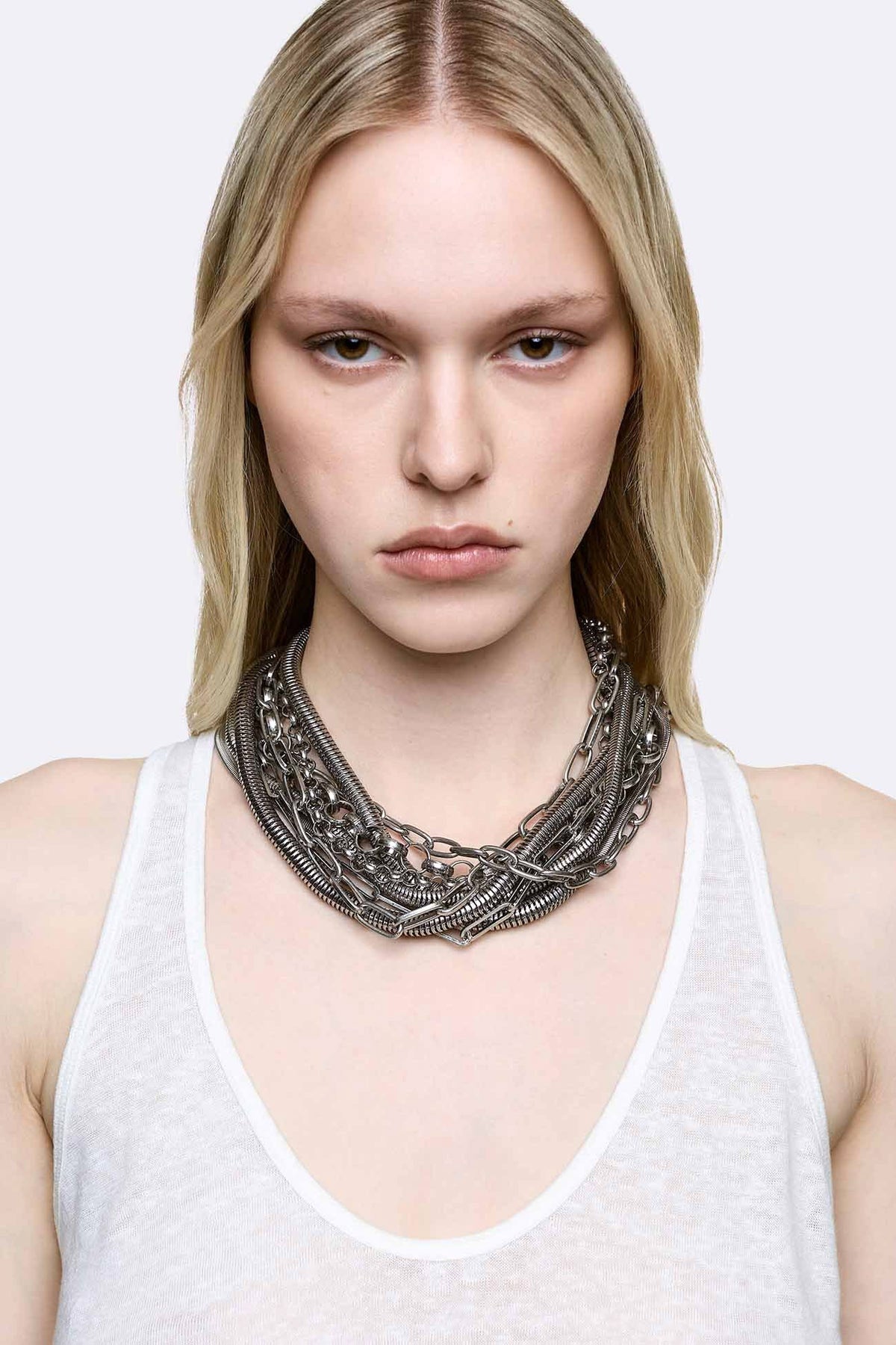 Unchained Halskette - Antique Silver