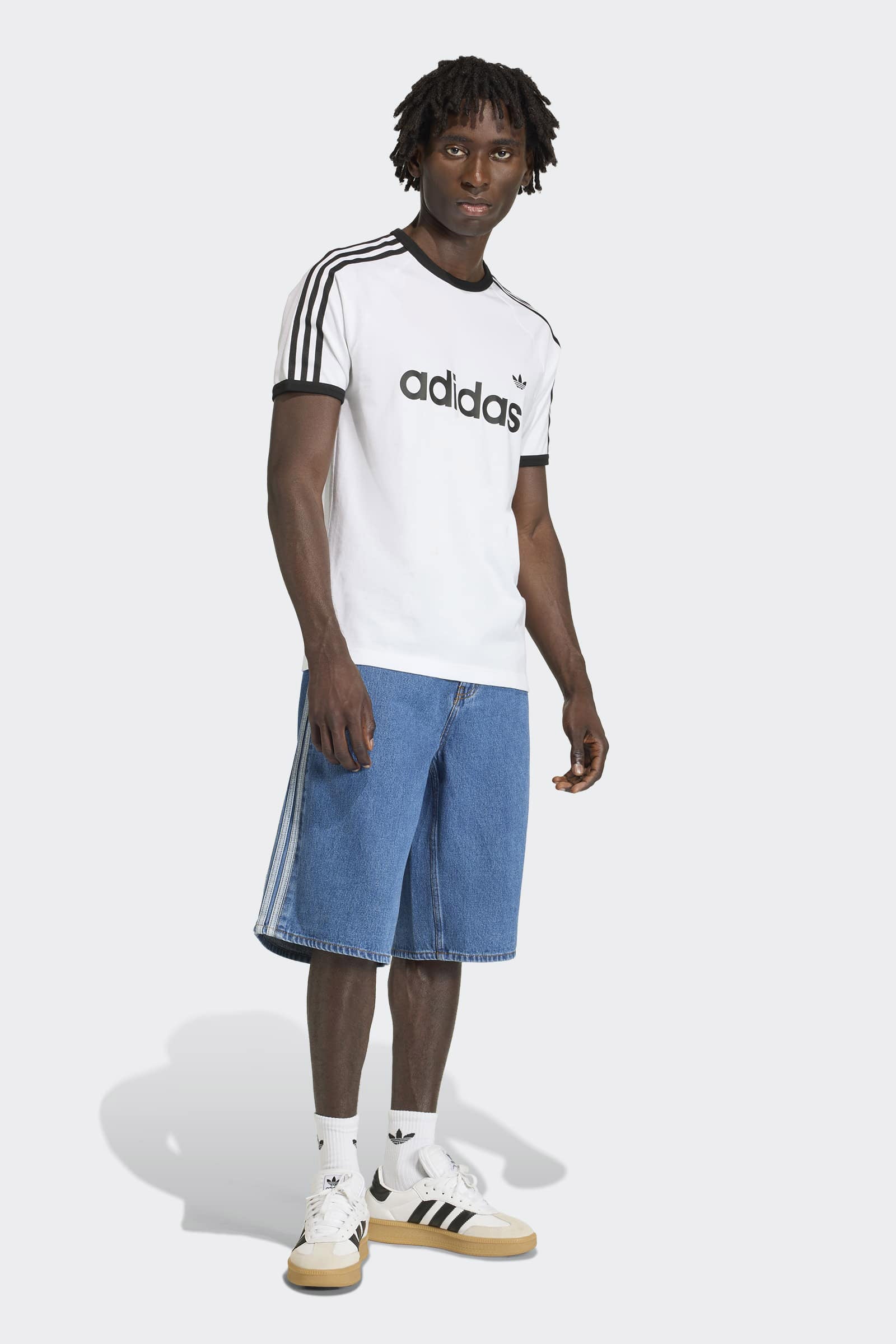 Adicolor Jeans Bermudashorts - Medium Vintage Denim