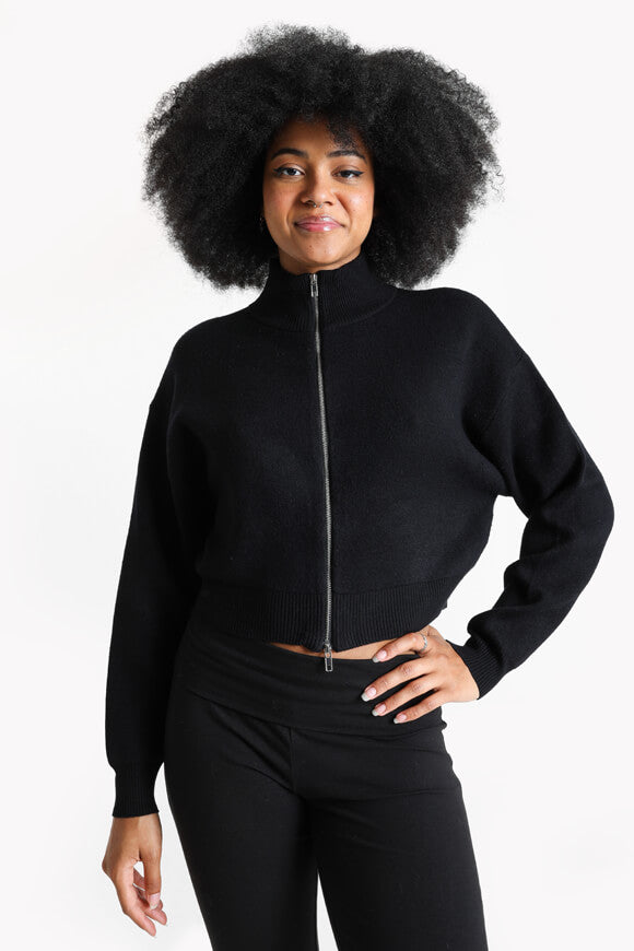 Strickjacke - Schwarz