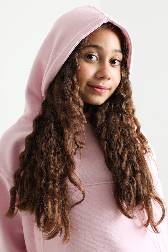 Oversize hooded sweatshirt - light pink