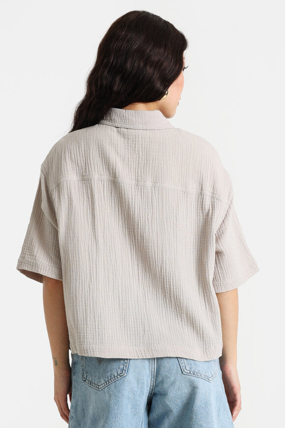 Camicia in mussola - taupe