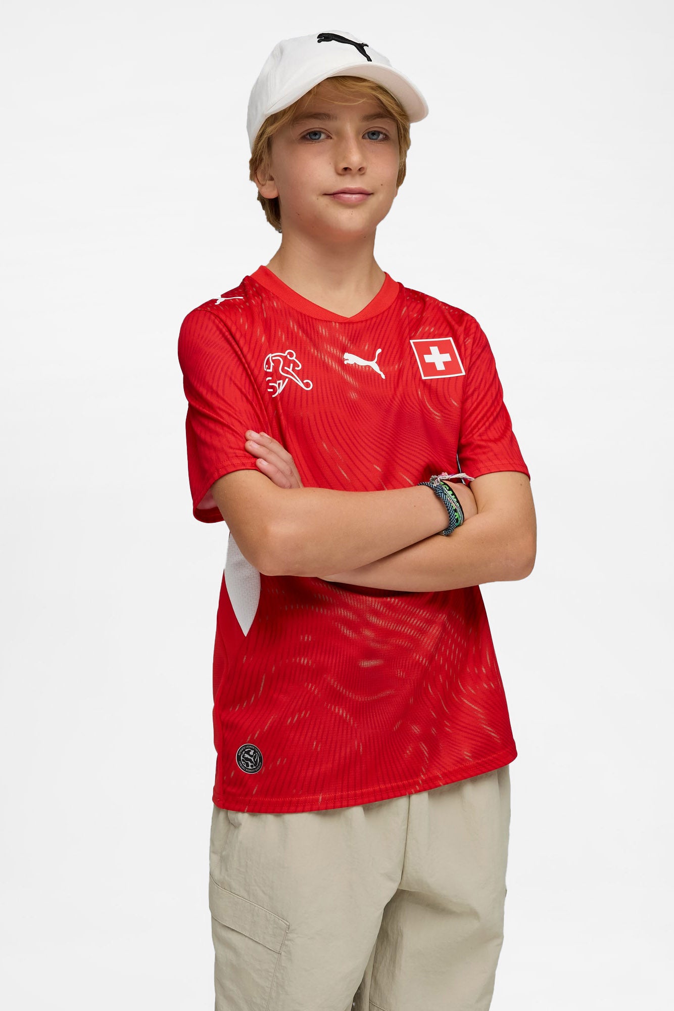 Home Schweiz T-Shirt - Red + White