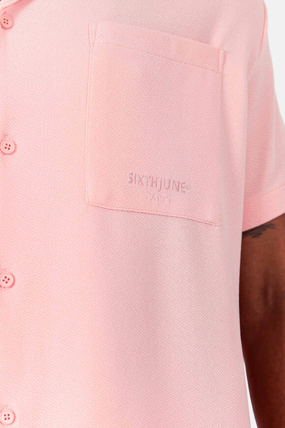 Seersucker shirt - Salmon