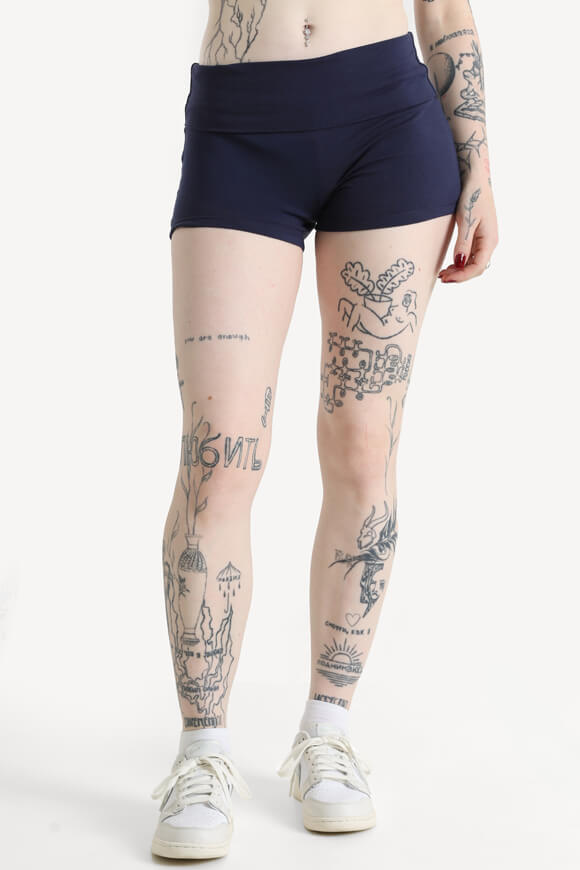 Short en tissu - Bleu marine