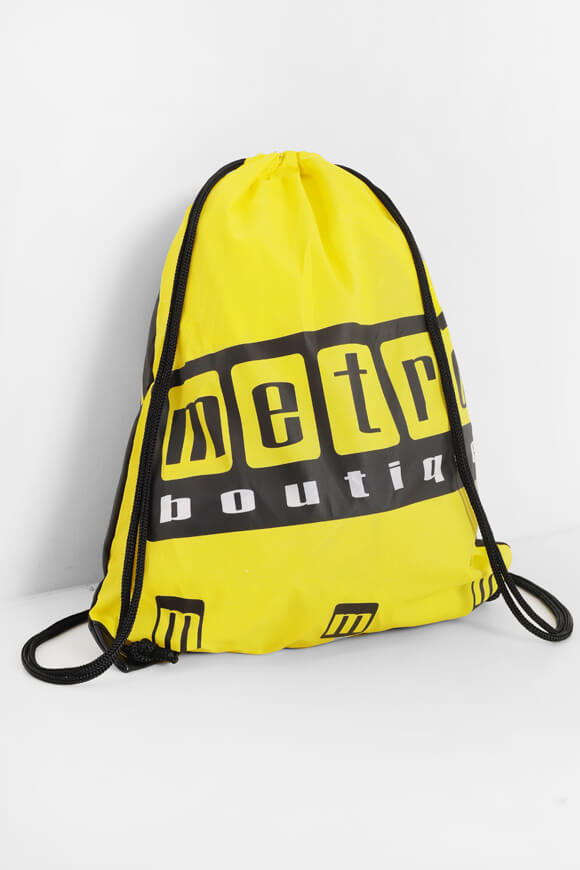 Gym bag - black + yellow