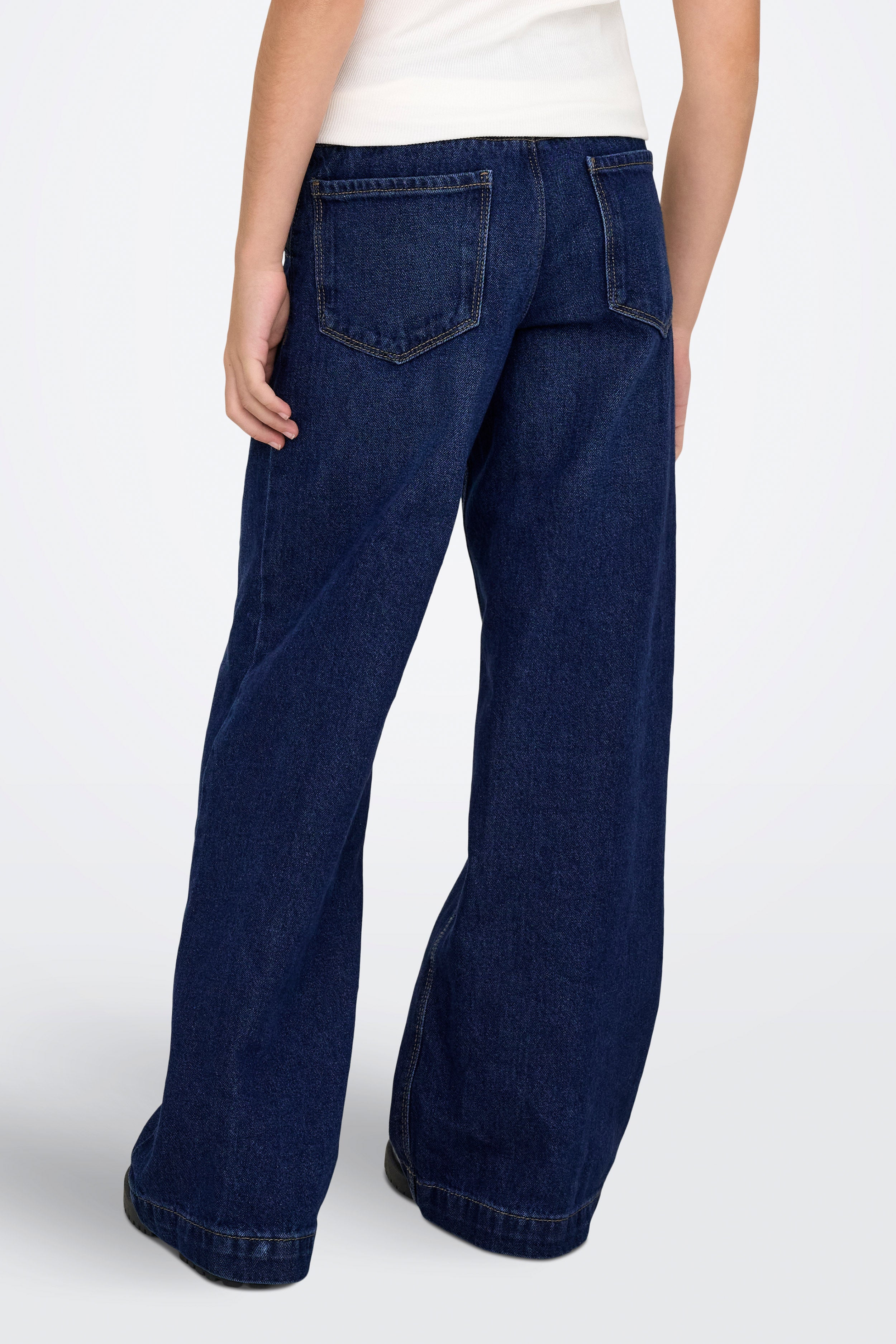 KOGCOMET Wide Leg Jeans - Dark Blue Denim