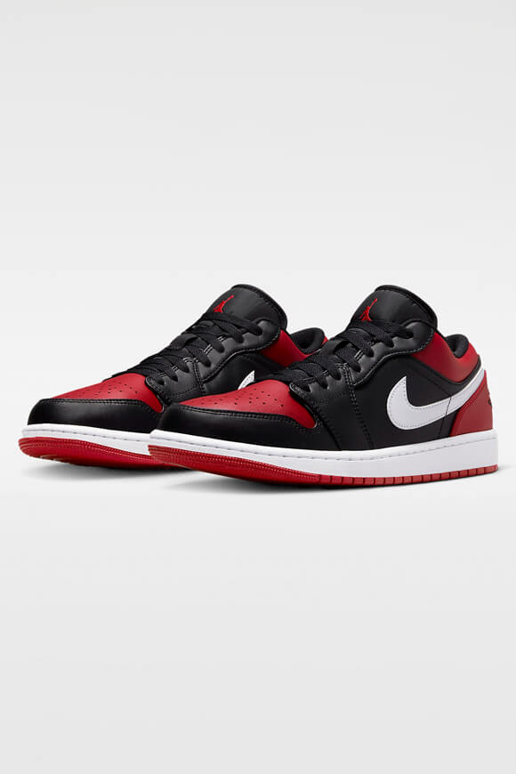Air Jordan 1 Sneaker - Black + Gym Red + White