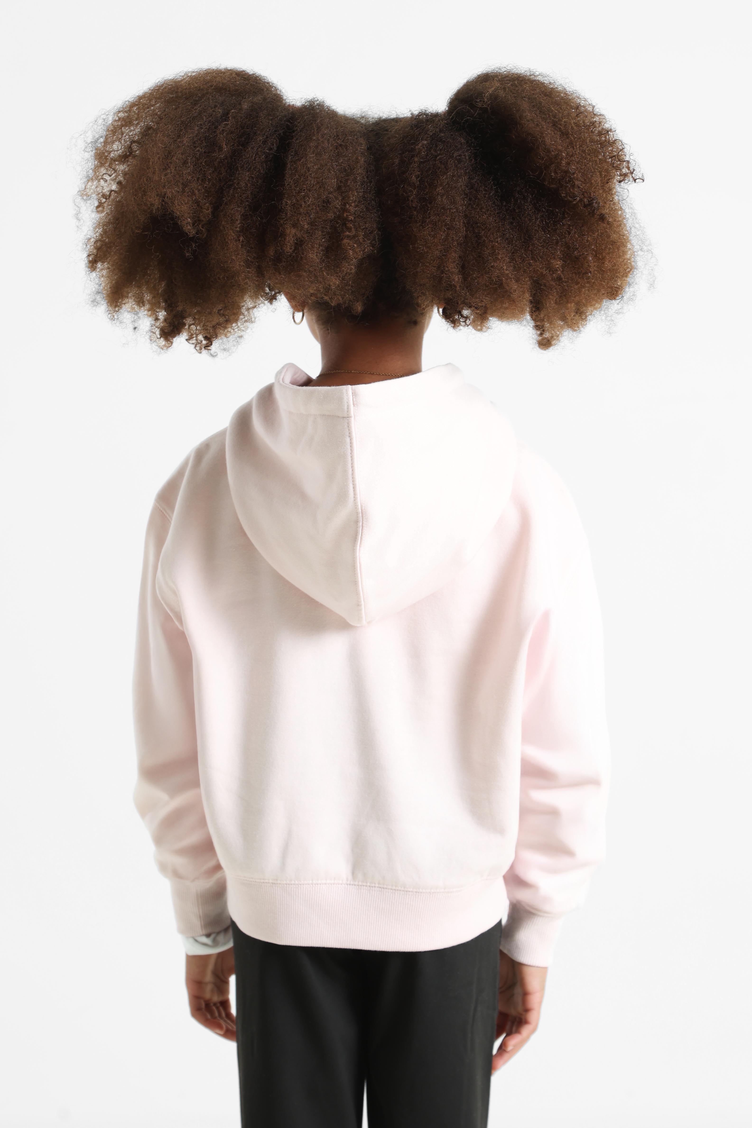 Oversize hooded sweatshirt - Light pink