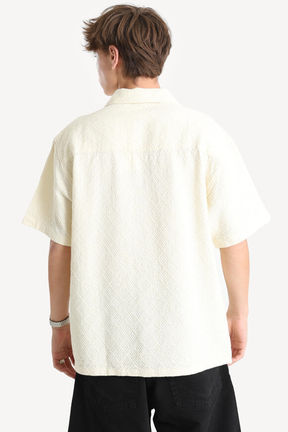 JORTAVIRA Camicia oversize strutturata - Bianco antico