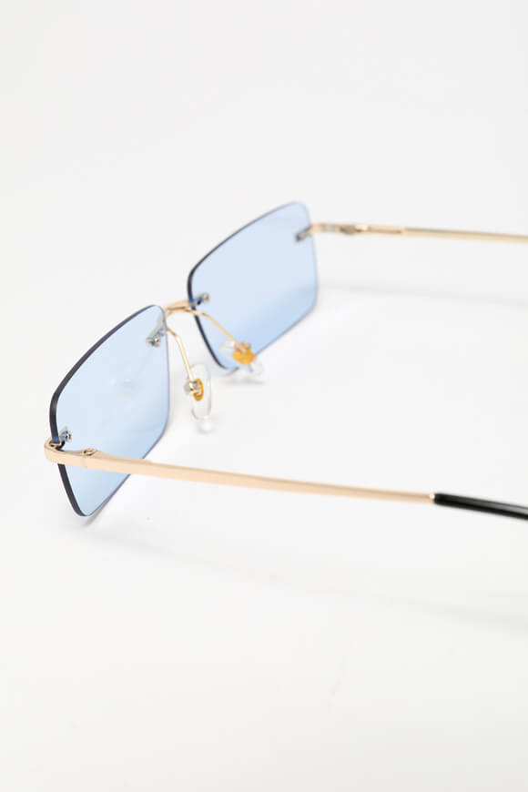 Lunettes - Gold + Light Blue