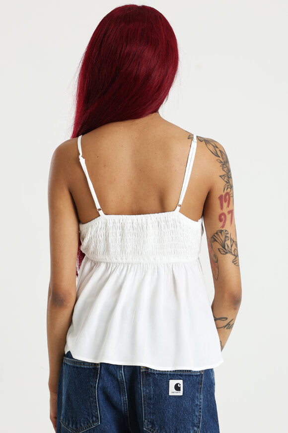 Crop strap top - Ecru