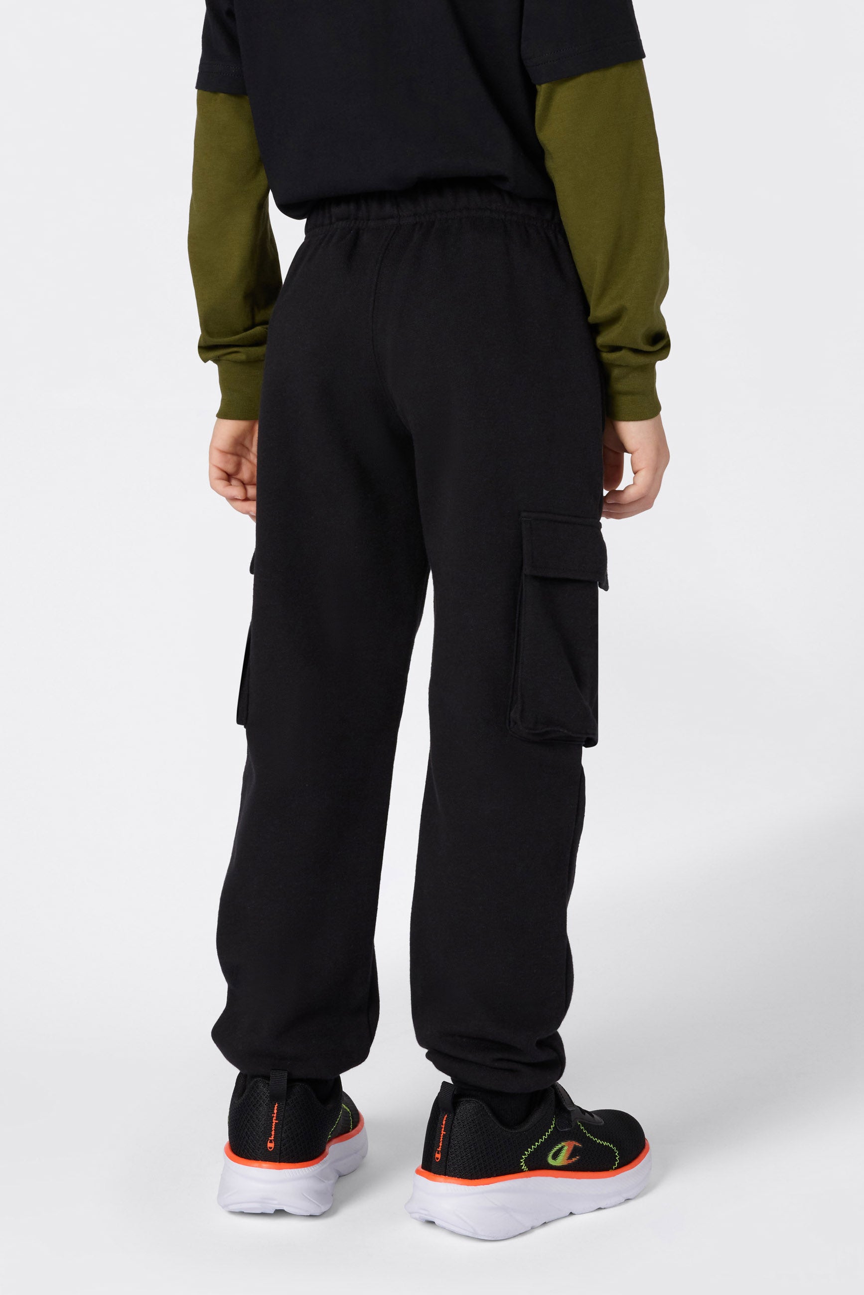 Sweat cargo trousers - Black