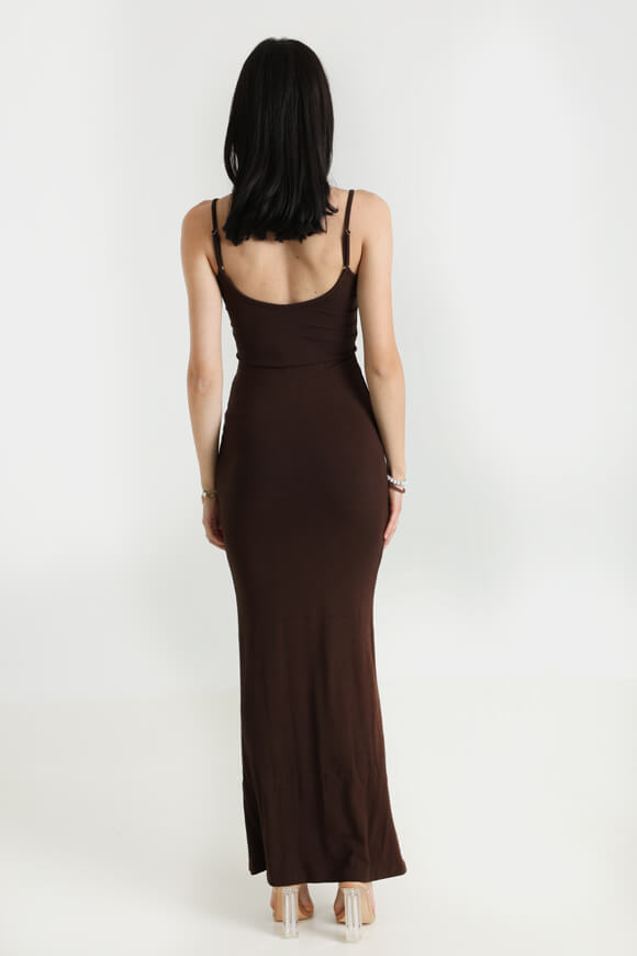 Maxi robe - Marron foncé