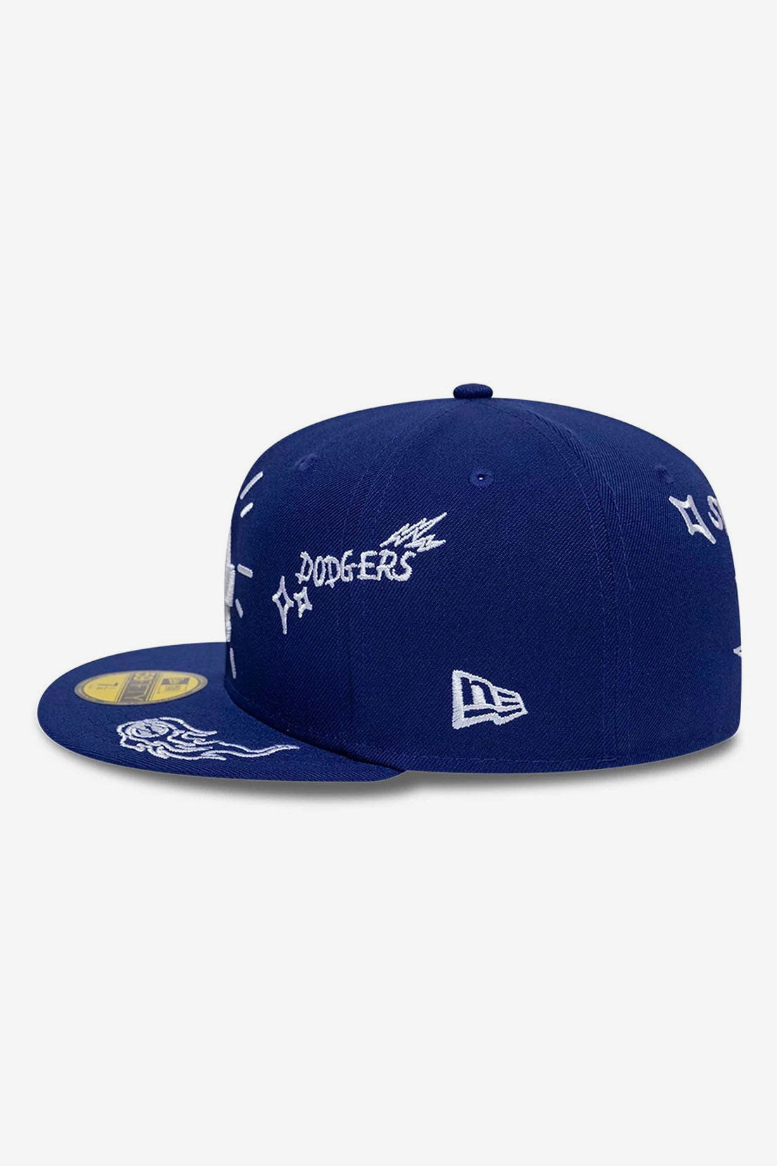 59fifty cap - Royal + White