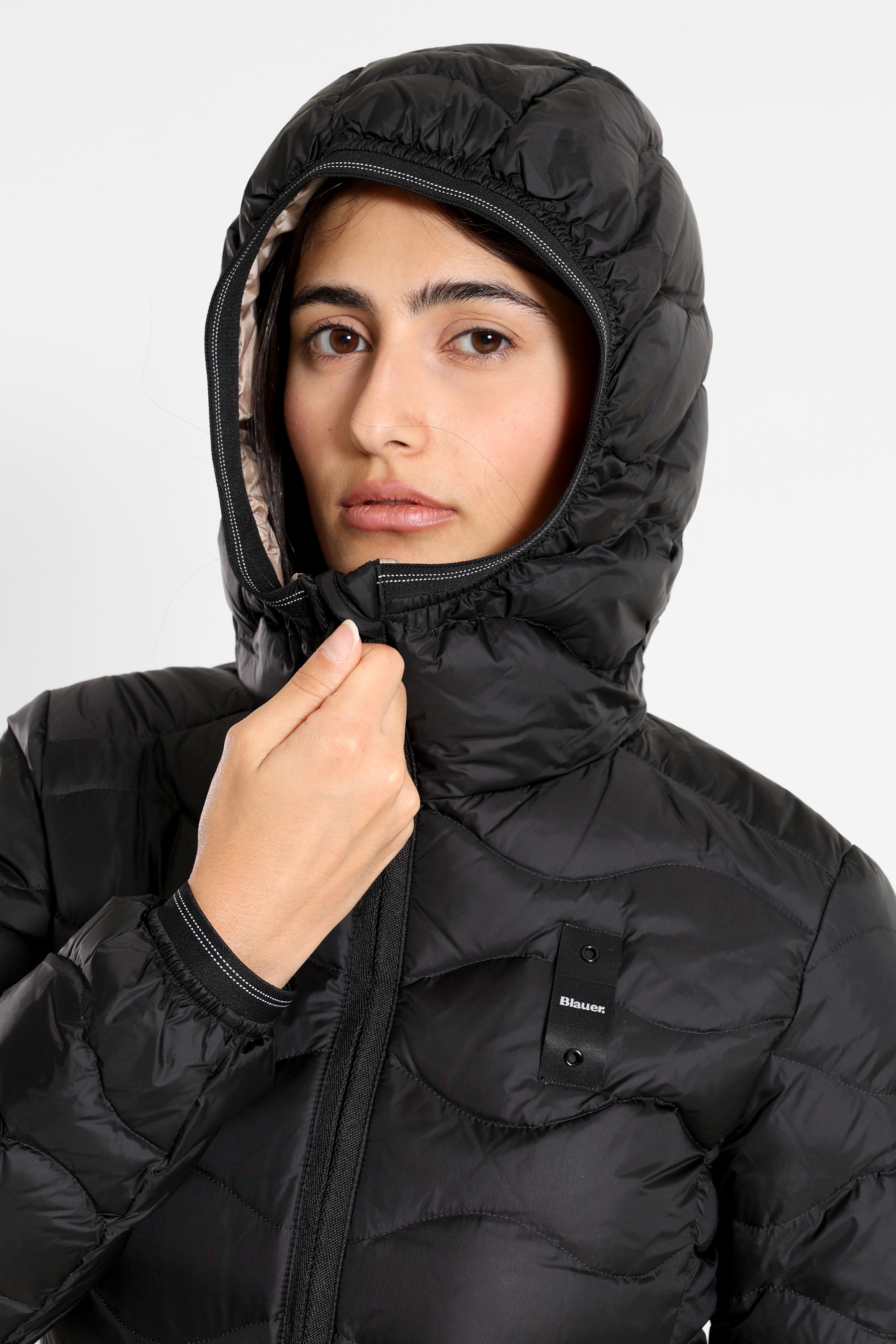 Camelia Gesteppte Daunenjacke - Black