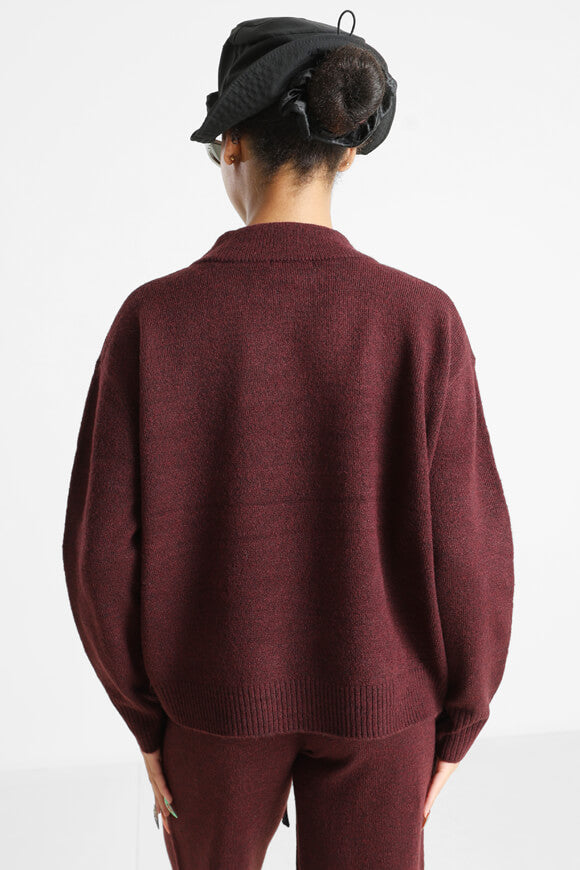 Knitted sweater - Bordeaux