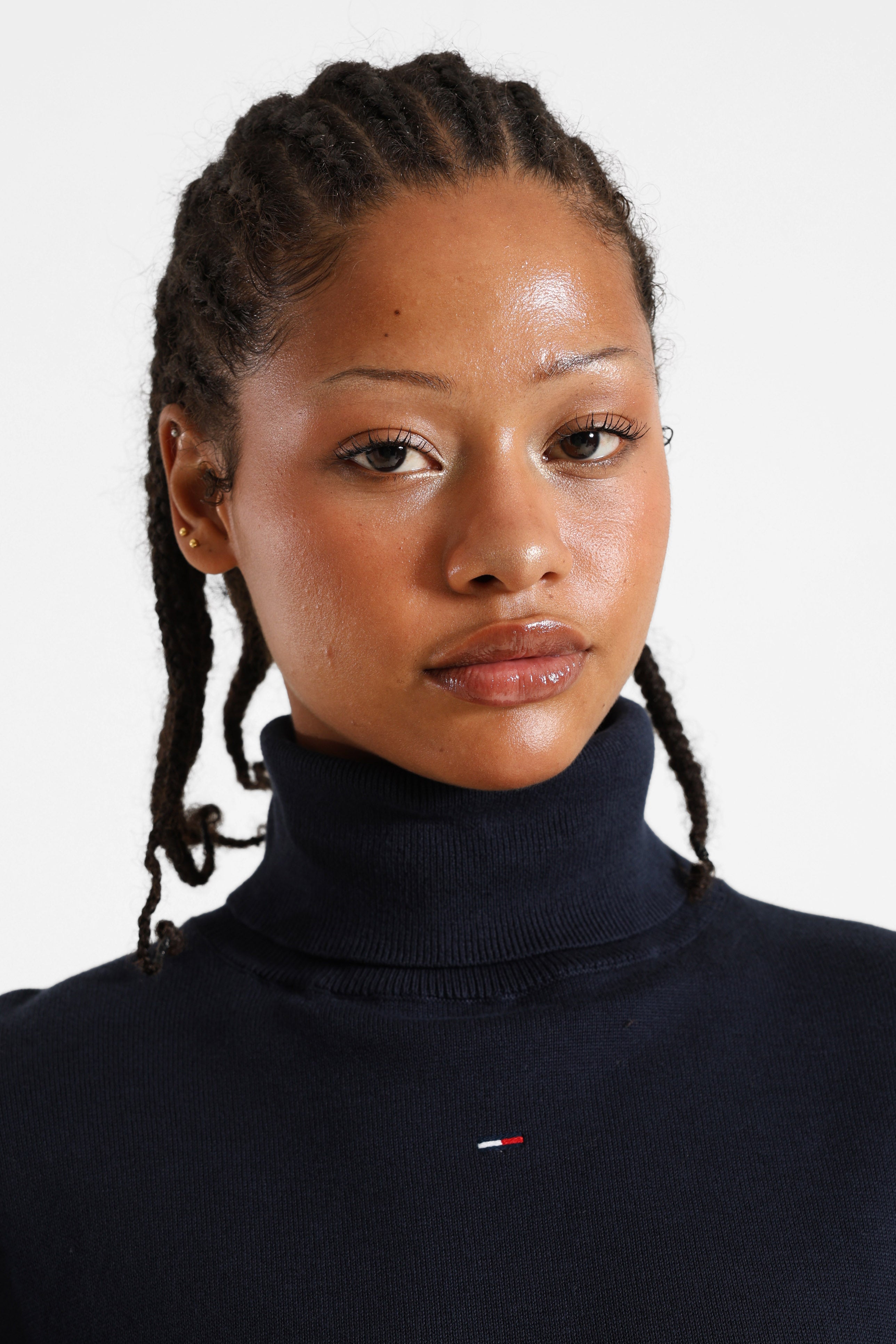 Maglione a collo alto - Dark Blue