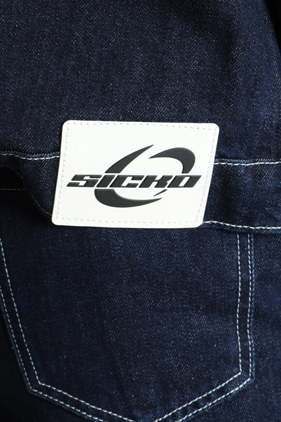 Veste en jean - Bleu foncé denim