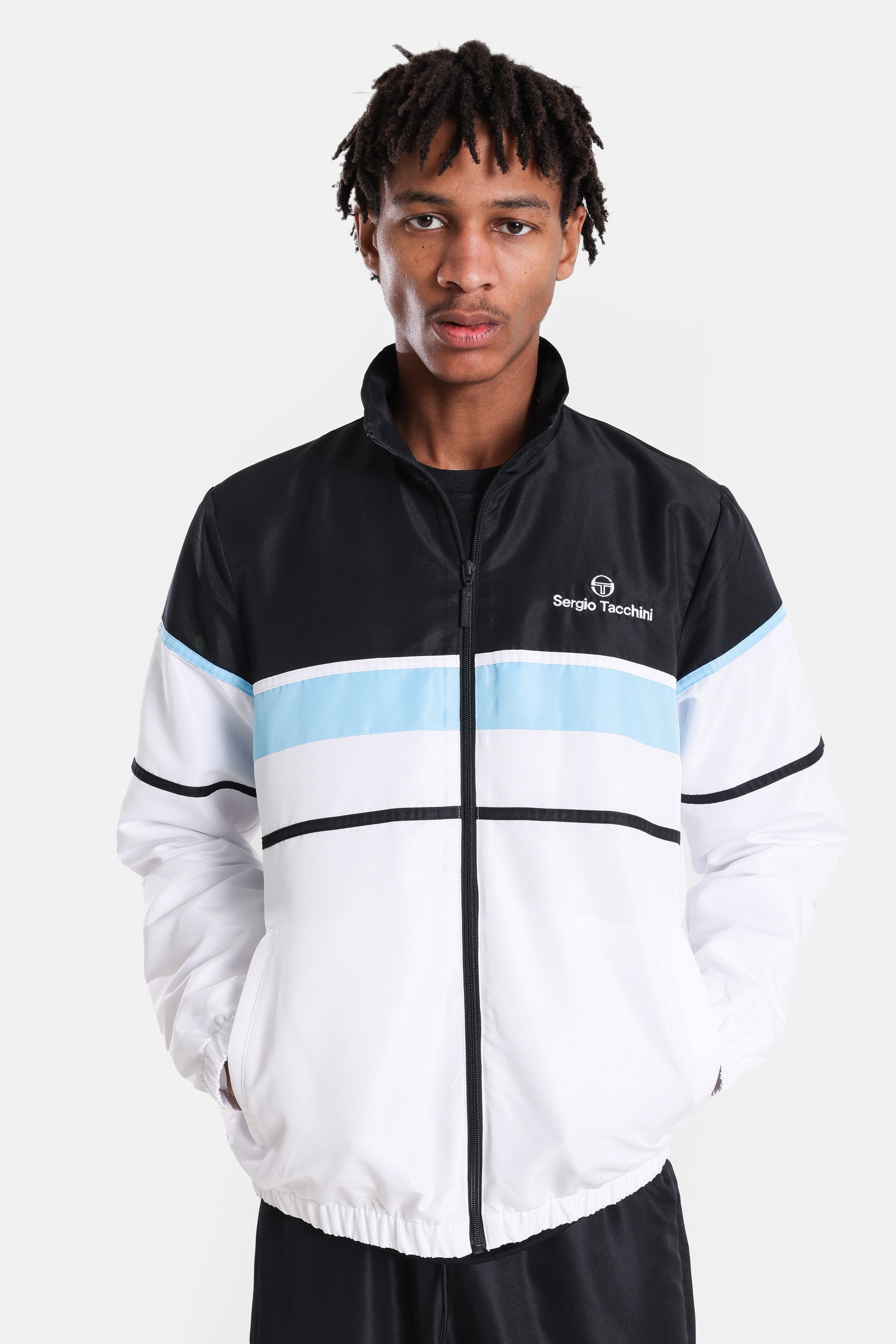 Scorpione Trainingsjacke - Black + Baltic Sea