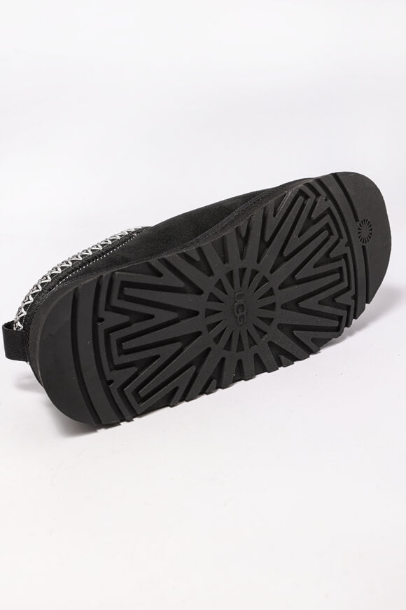 Tazz gefütterte Plateau Slipper - Black