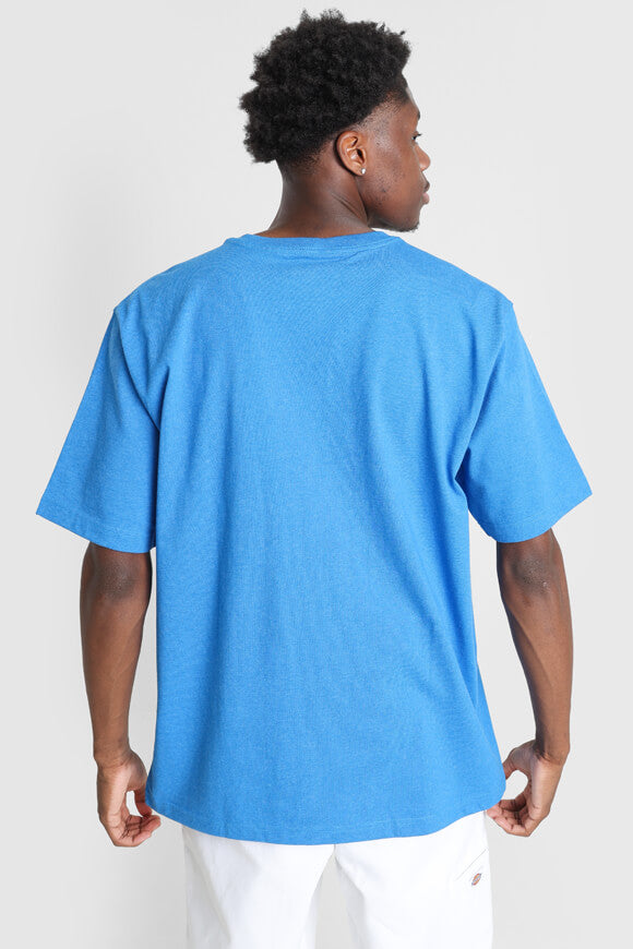 Pocket Oversize T-Shirt - Marine Blue Heather