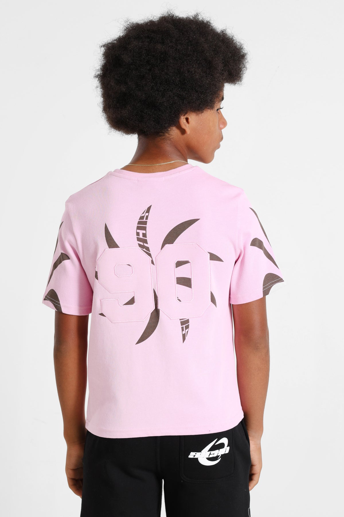 T-Shirt - Pink + Braun