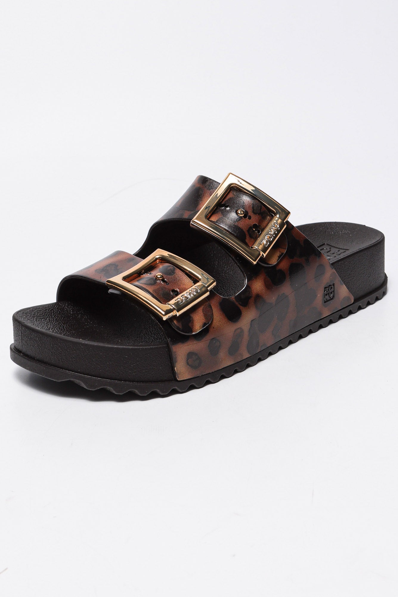 Pantoletten - Brown + Turtle