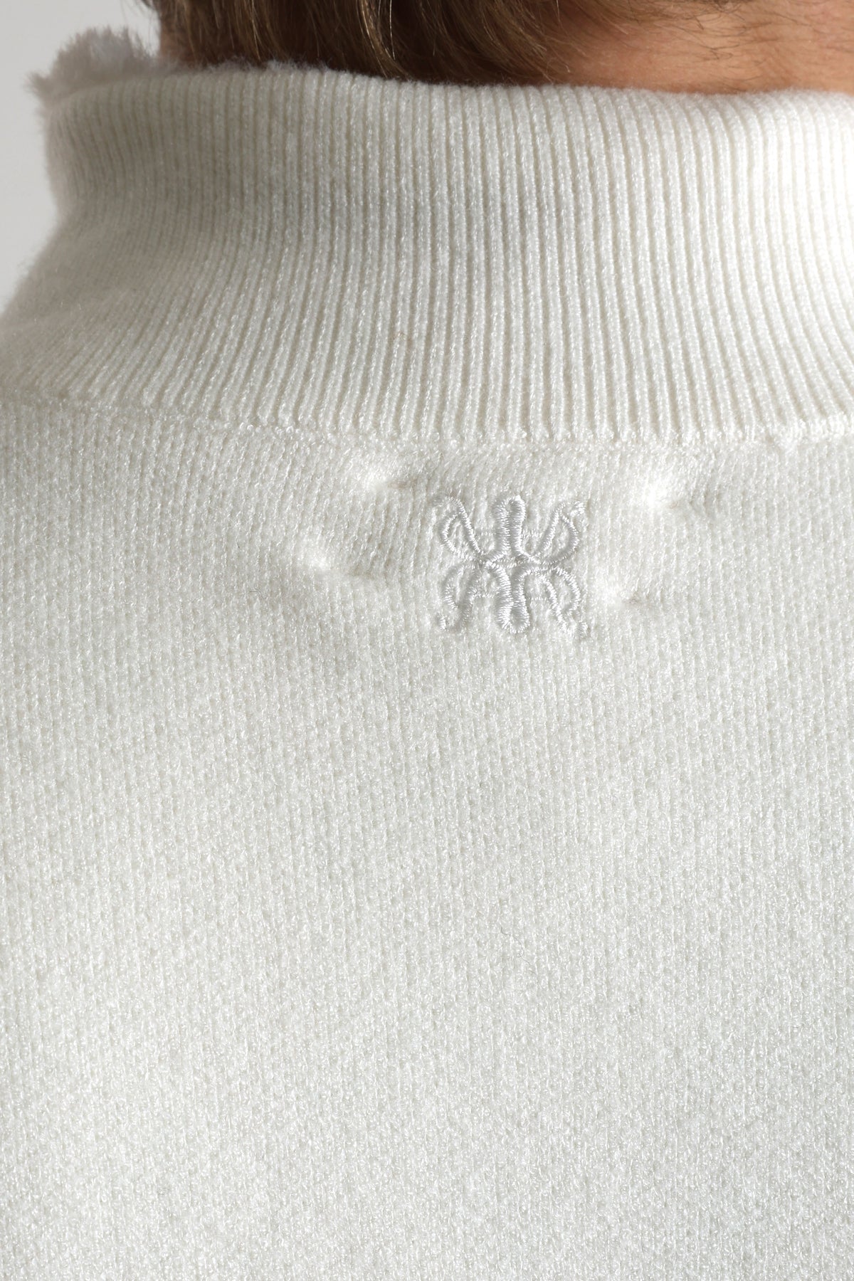 Gefütterte Strickjacke - Offwhite