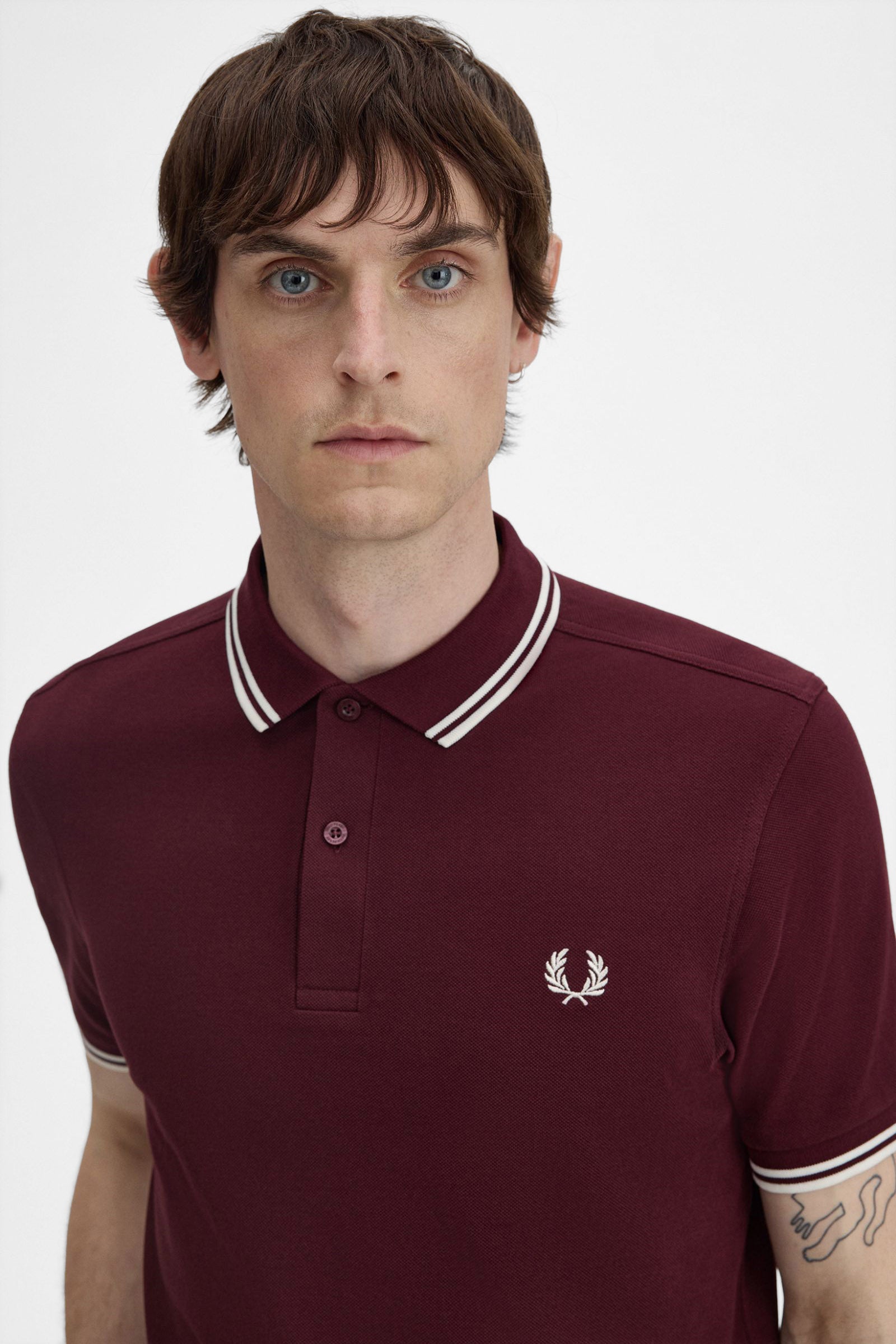 Twin Tipped Poloshirt - Oxblood