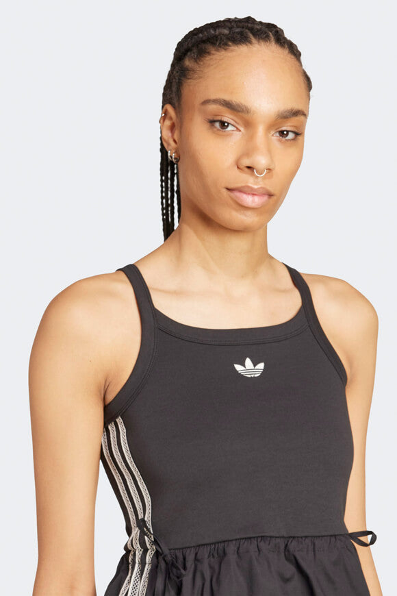 Top con spalline sottili - Black
