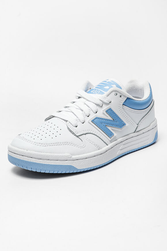 BB480 Sneaker - Weiss + Hellblau