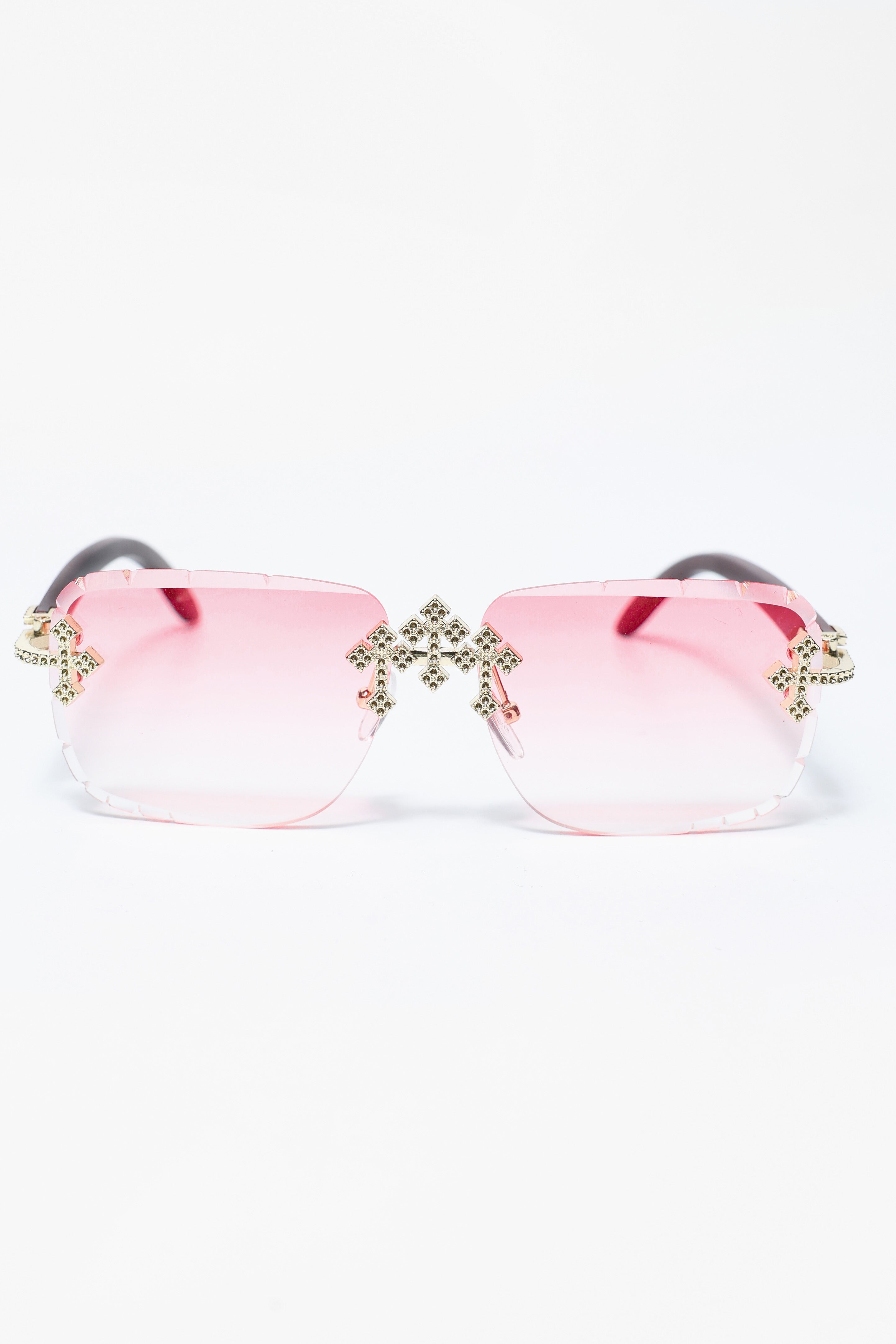 Brille - Pink + Gold + Brown