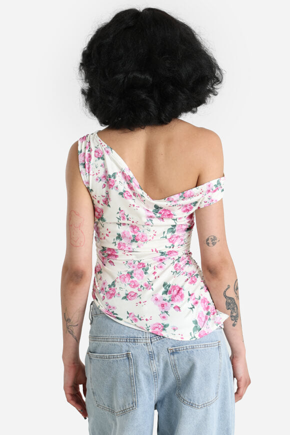 One Shoulder Top - Ecru