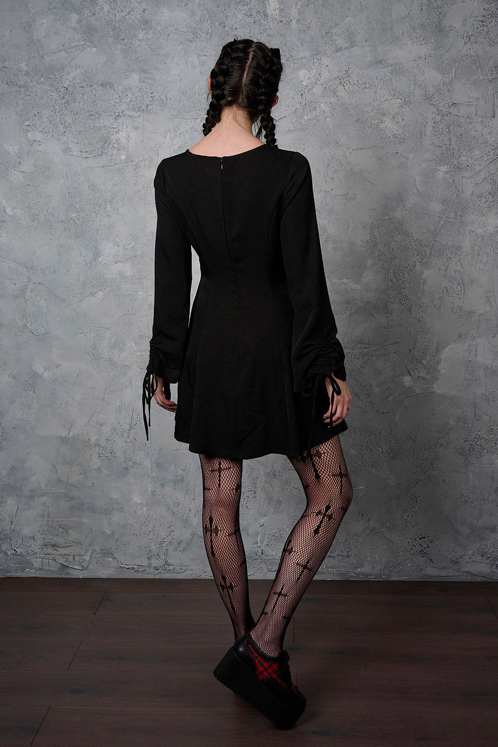 Mini abito Serpent - Black