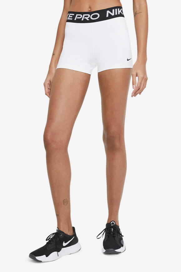 Cycling shorts - White + Black