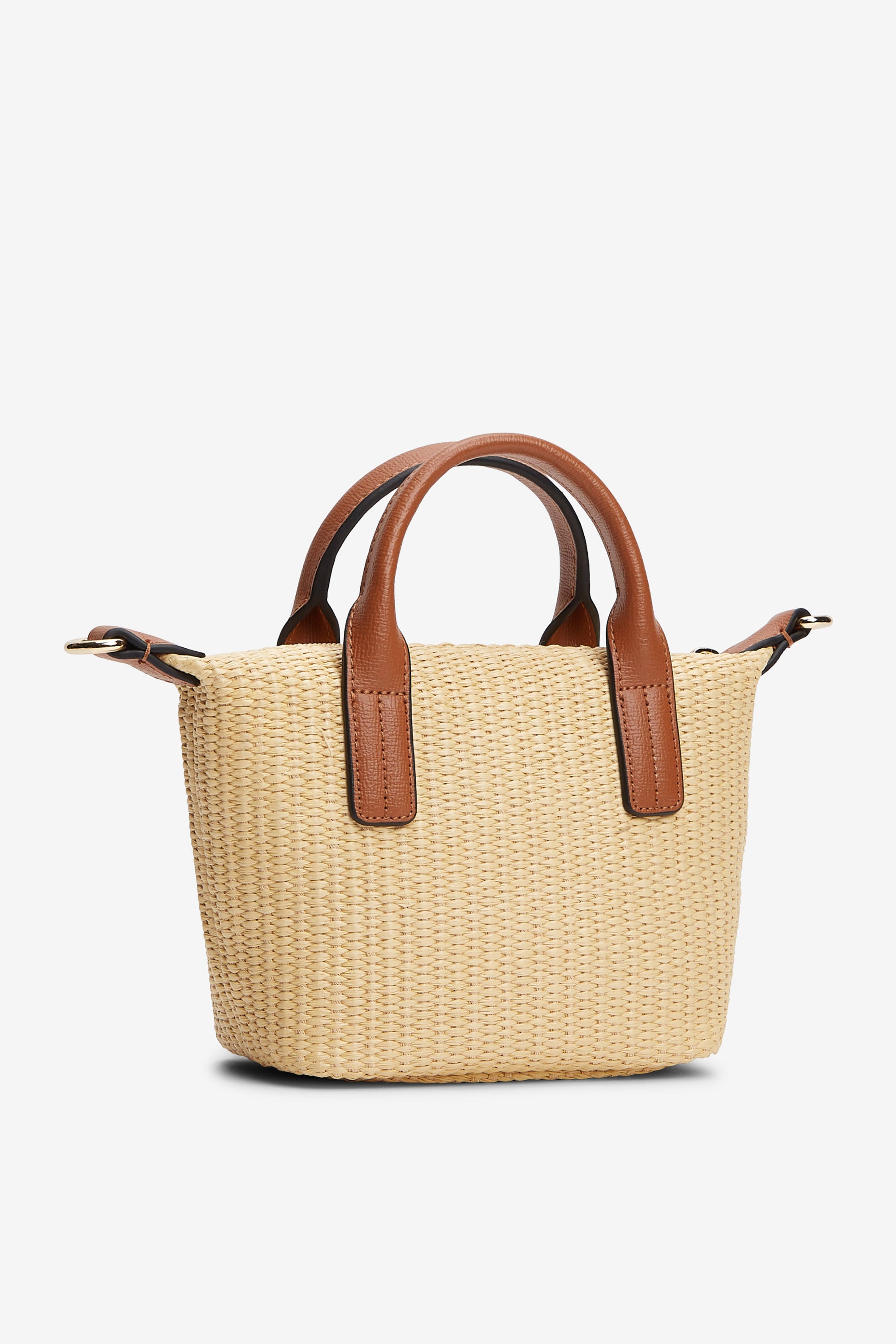 Popette mini sac à main et à bandoulière - Natural