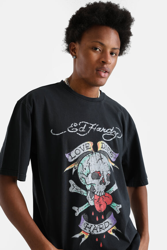 Love-Dies-Hard T-Shirt - Washed Black