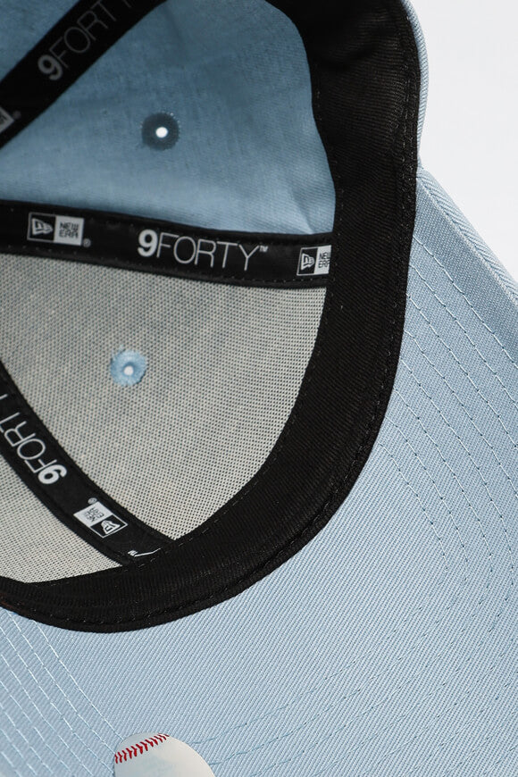 9Forty Cap / Strapback - Light Blue + White