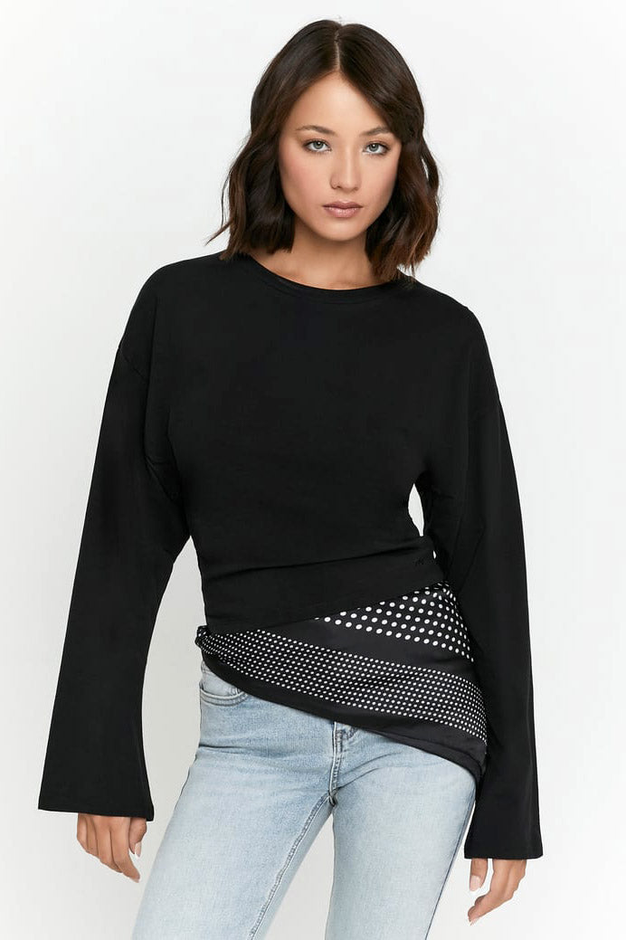 Langarmshirt - Black