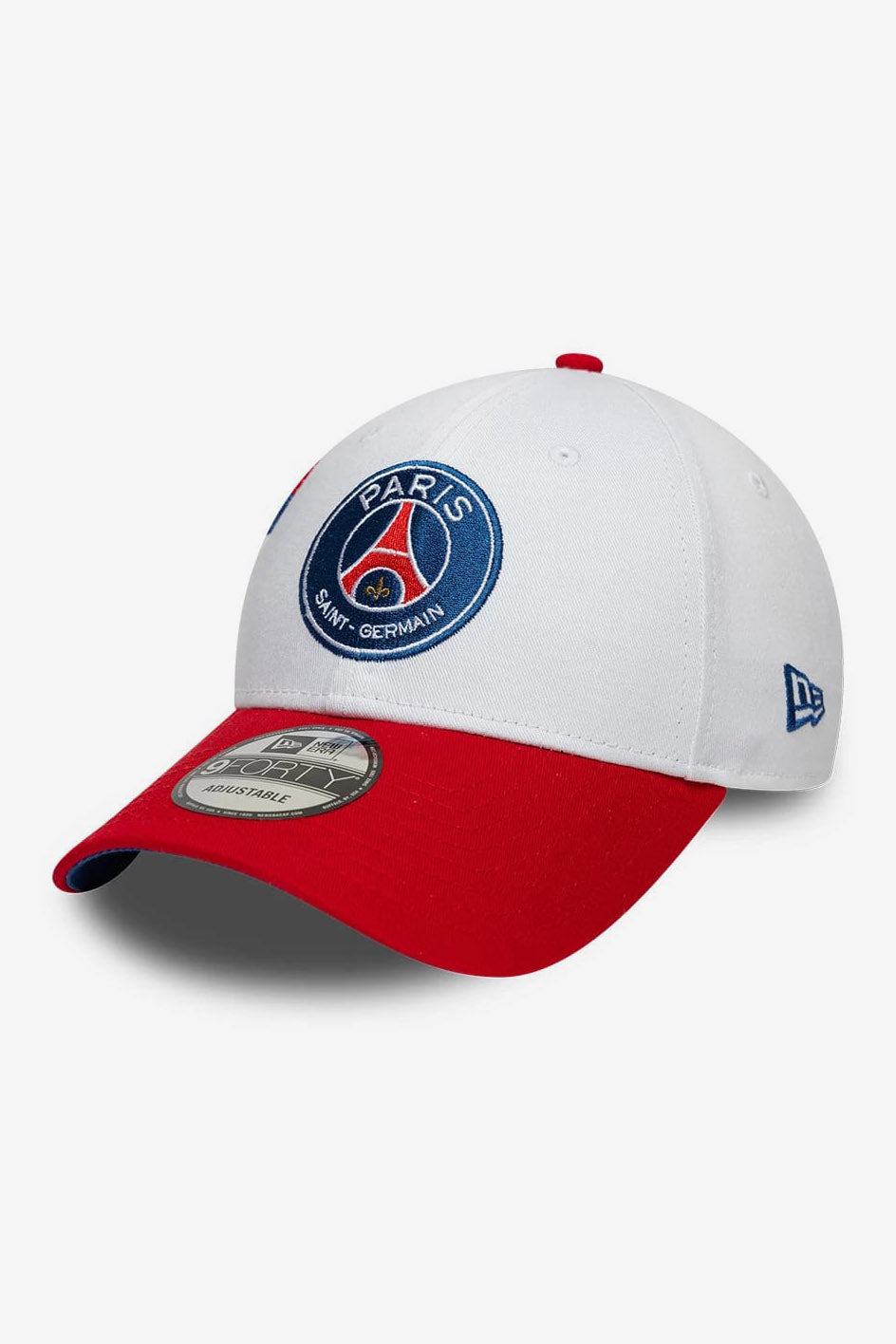 Paris Saint-Germain 9Forty Cap / Strapback - White + Red + Blue