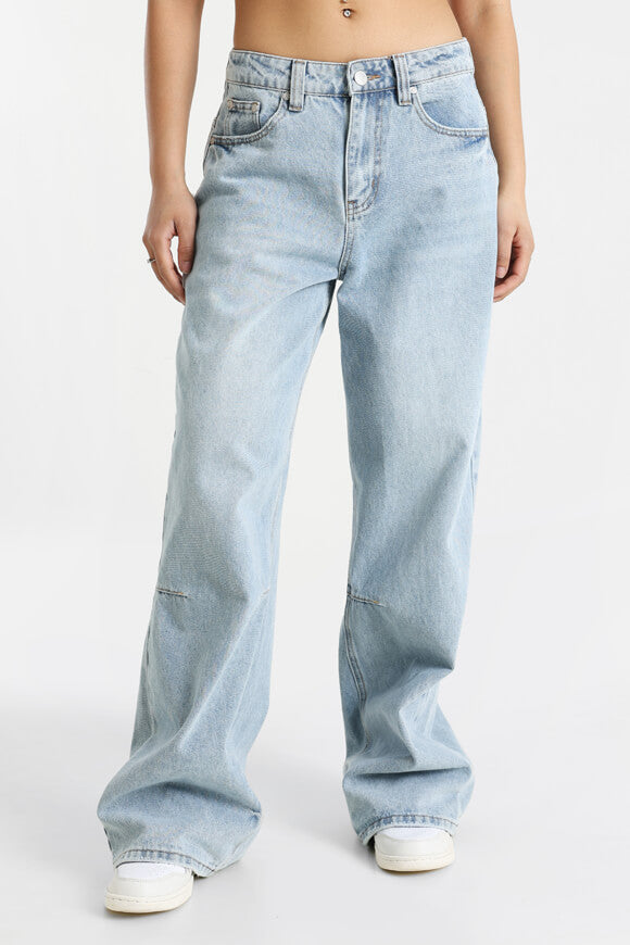 Baggy Fit Jeans - Hellblau
