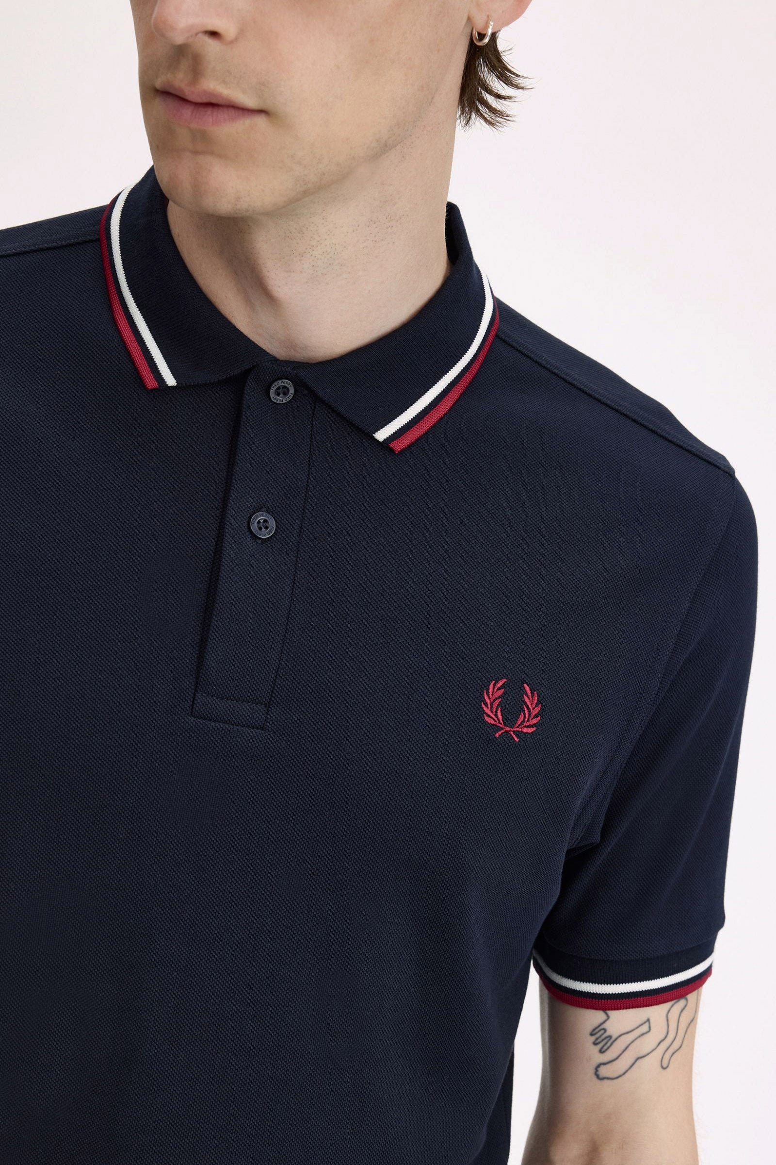 Twin Tipped Poloshirt - Dark Navy