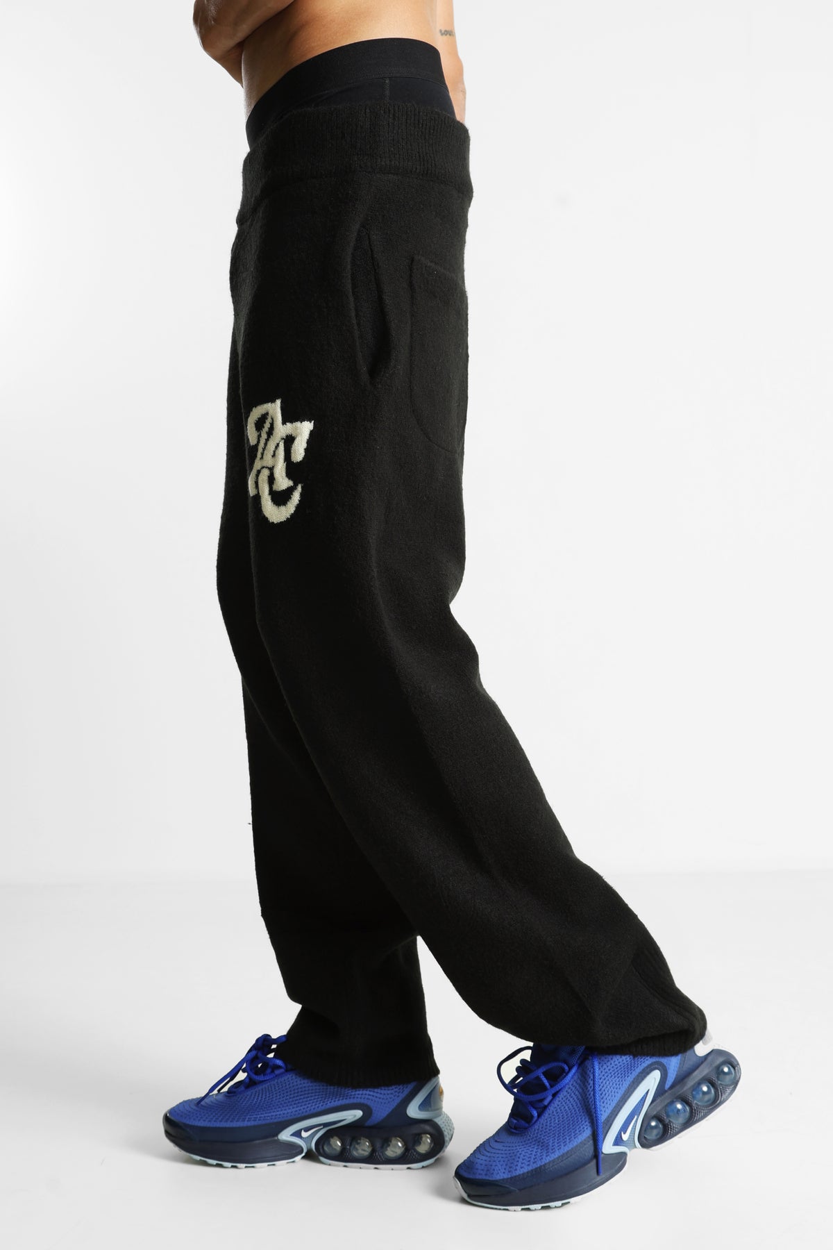 Pantalon en tricot - Black