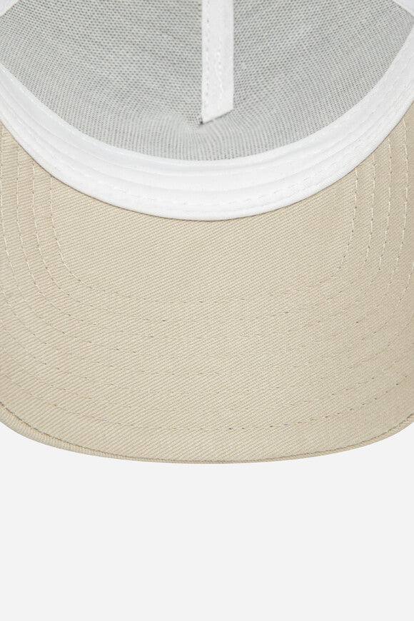 Casquette trucker / snapback - Stone + White